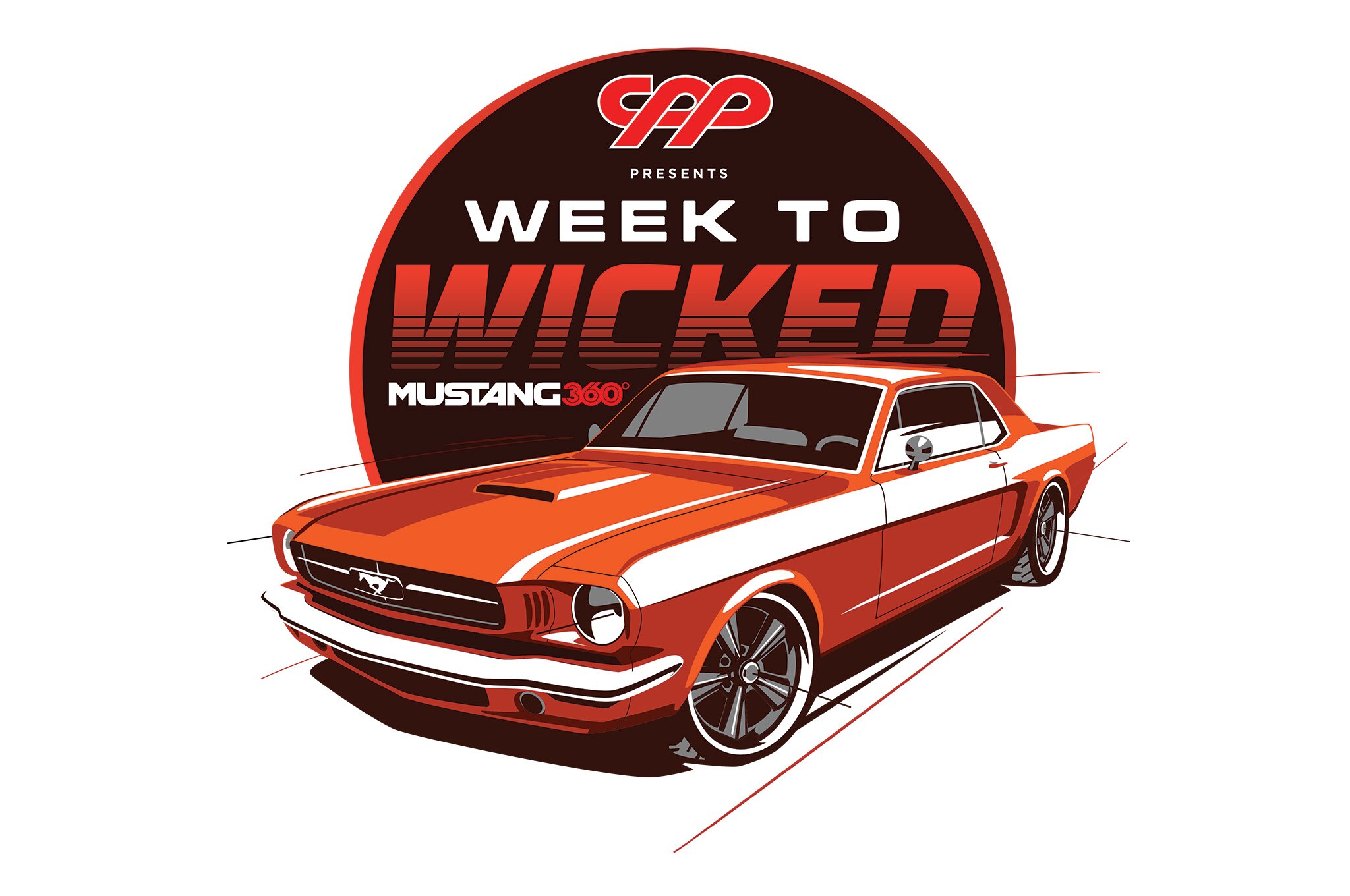 1966 Mustang Restomod Week To Wicked Logo