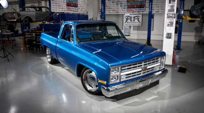 The '85 Square Body Chevy C10 at the end of day 5