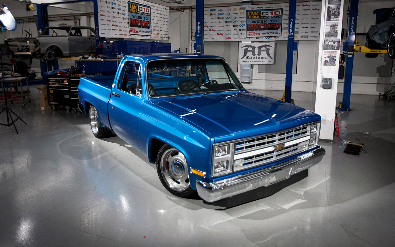 The '85 Square Body Chevy C10 at the end of day 5